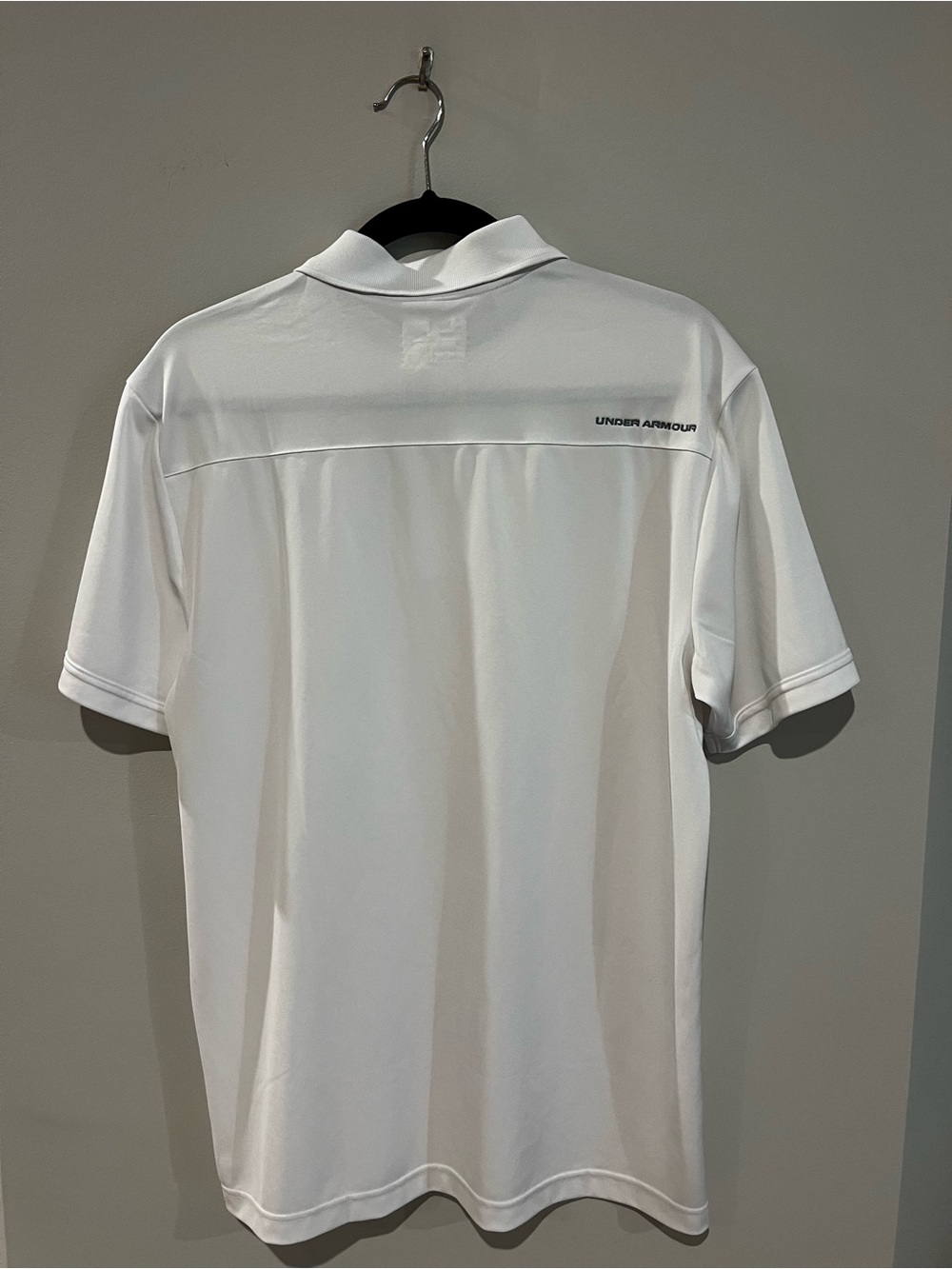 Under Armour Men’s White Short Sleeve Polo